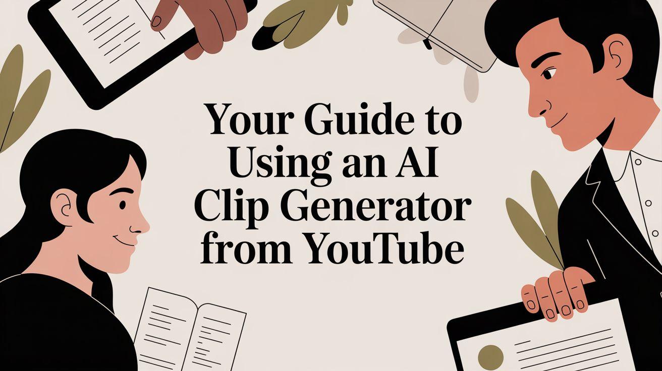 Your Guide to Using an AI Clip Generator From YouTube