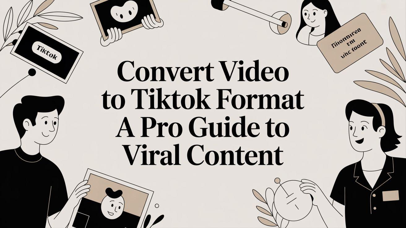 A Pro Guide to Converting Video to TikTok Format for Viral Content