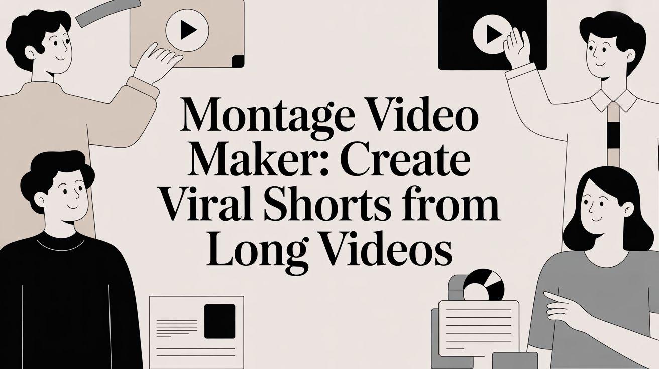 Montage Video Maker: Create Viral Shorts From Long Videos