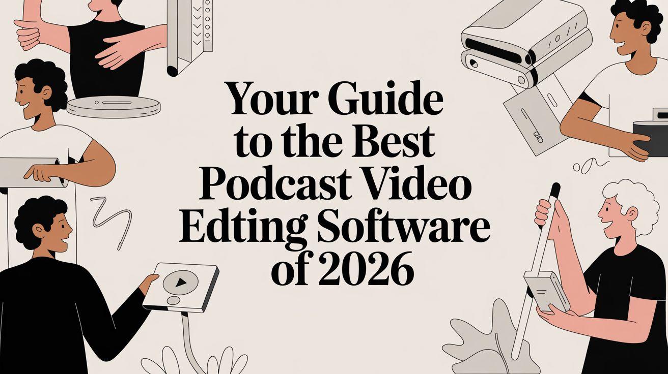 Your Guide to the Best Podcast Video Editing Software of 2026