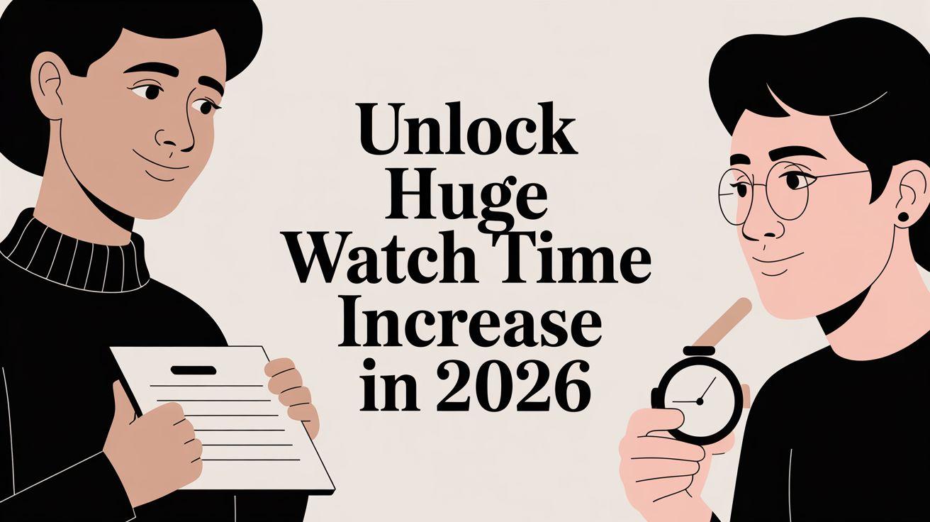 Unlock Huge Watch Time Increase in 2026