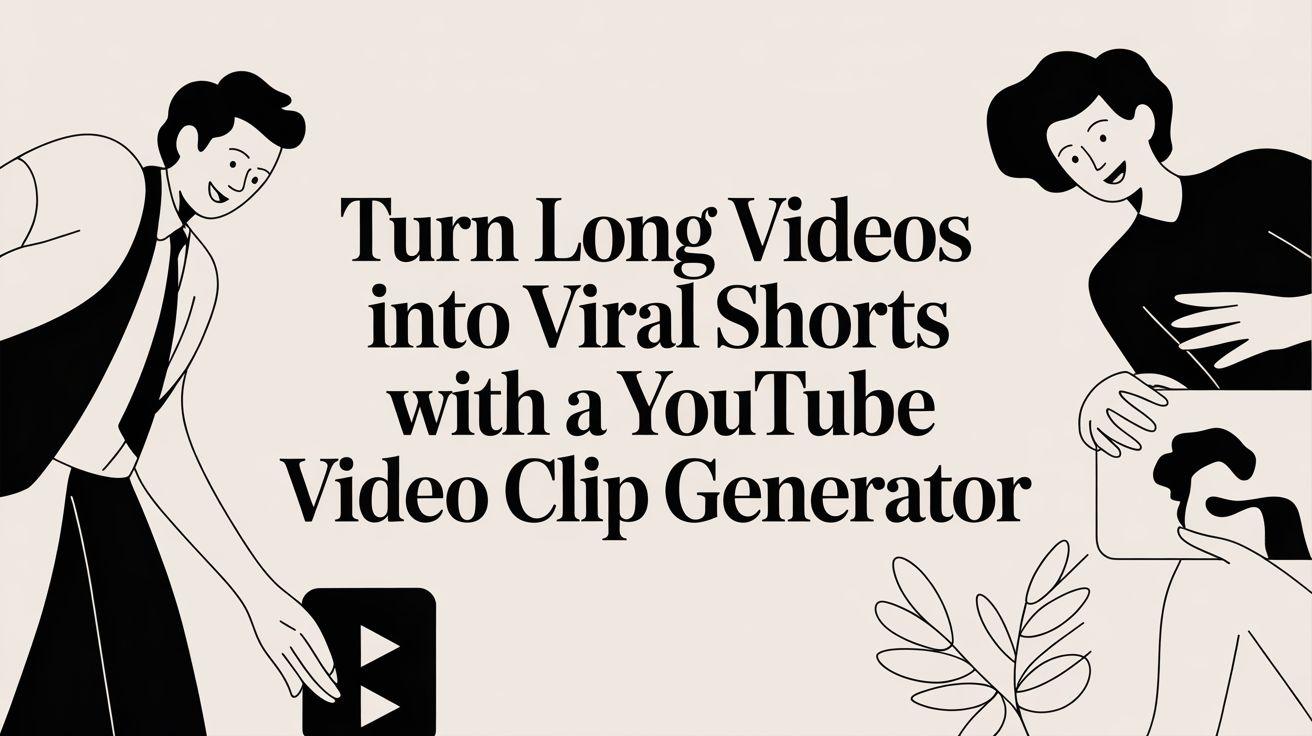 Turn Long Videos Into Viral Shorts With a youtube video clip generator
